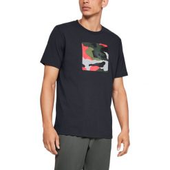 Under Armour Unstoppable Koszulka Czarny. Czarne podkoszulki męskie m, z nadrukiem, z bawełny, krótkie. Za 188,95 zł.