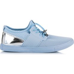 Buty sportowe ze ściągaczem LILIAN odcienie niebieskiego. Niebieskie buty sportowe damskie marki SEASTAR, bez wzorów, bez zapięcia. Za 72,90 zł.