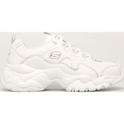 Skechers - Buty. Czarne buty sportowe damskie Skechers, ze skóry. W wyprzedaży za 299,90 zł.