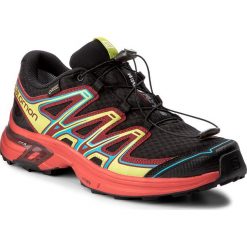 Buty SALOMON - Wings Flyte 2 Gtx GORE-TEX 398482 27 W0 Black/Fiery Red/Red Dahlia. Czarne buty damskie do biegania marki Salomon, ze skóry ekologicznej. W wyprzedaży za 399,00 zł.