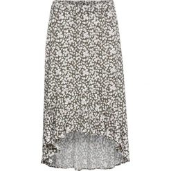 Spódnica z falbaną bonprix ciemnooliwkowy z nadrukiem. Zielone spódniczki damskie bonprix, z nadrukiem, krótkie, mini. Za 49,99 zł.