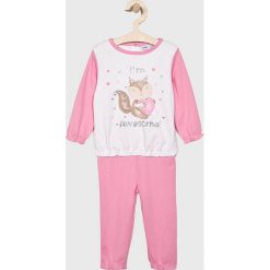 Blukids - Piżama dziecięca 74-98 cm. Różowe piżamy dziewczęce Blukids, bez wzorów, z bawełny, bez rękawów. W wyprzedaży za 34,90 zł.