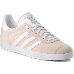 Buty adidas - Gazelle B41646 Linen/Ftwwht/Ftwwht. Brązowe buty sportowe damskie Adidas, z zamszu. W wyprzedaży za 269,00 zł.