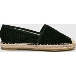 Answear - Espadryle Mulanka. Niebieskie espadryle damskie ANSWEAR, bez wzorów, z gumy, bez obcasa. W wyprzedaży za 39,90 zł.