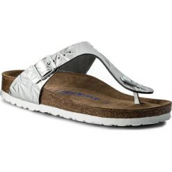 Chodaki damskie: Japonki BIRKENSTOCK - Gizeh Bs 1008468 Spectral Silver