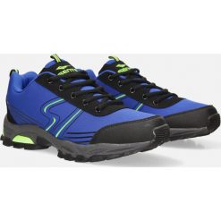 Niebieskie buty sportowe sznurowane softshell casu a1808-4. Niebieskie buty sportowe męskie Casu, z softshellu, na sznurówki. Za 99,99 zł.