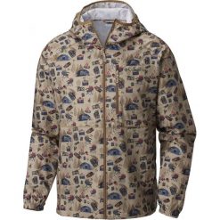 COLUMBIA kurtka męska Flash Forward Windbreaker Print British Tan Camper Print S. Kurtki sportowe męskie Columbia, s, bez wzorów, z kapturem. W wyprzedaży za 179,00 zł.