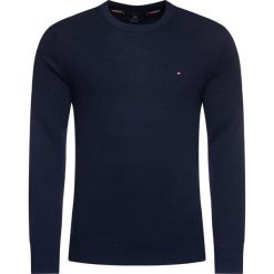 Sweter TOMMY HILFIGER Pima MW0MW11674. Fioletowe swetry męskie TOMMY HILFIGER, m, bez wzorów, klasyczne, z klasycznym kołnierzykiem, bez kaptura. W wyprzedaży za 269,00 zł.