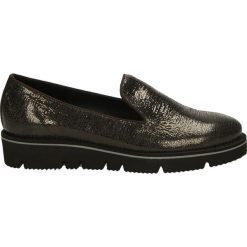 Mokasyny - L545 COT TORT. Czarne mokasyny damskie Venezia, ze skóry. Za 199,00 zł.