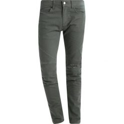 Jeansy męskie regular: Religion HOLLOW Jeans Skinny Fit khaki