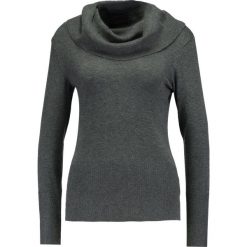 Swetry klasyczne damskie: Soyaconcept Sweter dark grey melange