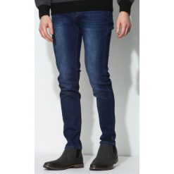 Jeansy męskie: Granatowe Jeansy Deep Blues