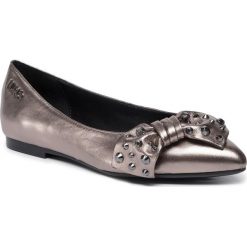 Baleriny LIU JO - Ginger 7 Ballet S69043 P0291 Pewter 00572. Żółte baleriny damskie Liu Jo, bez wzorów, ze skóry ekologicznej, klasyczne, bez obcasa. W wyprzedaży za 329,00 zł.