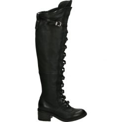 Kozaki - 229303 NERO. Czarne buty zimowe damskie Venezia, ze skóry. Za 1499,00 zł.