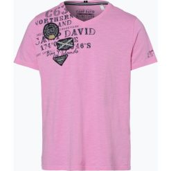 Camp David - T-shirt męski, różowy. Czerwone t-shirty męskie z nadrukiem Camp David, l, z bawełny. Za 187,90 zł.