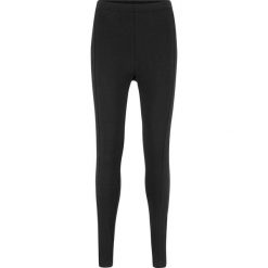 Legginsy z paskami z boku nogawki bonprix czarny. Czarne legginsy damskie bonprix, w paski. Za 19,99 zł.