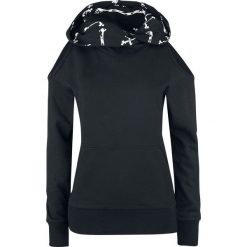 Bluzy rozpinane damskie: Gothicana by EMP I'm Broken Bluza z kapturem damska czarny