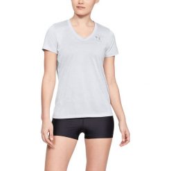 Under Armour Tech™ Twist Koszulka Szary. Szare koszulki damskie Under Armour, l, bez wzorów, z poliesteru, bez kołnierzyka, z krótkim rękawem. Za 128,95 zł.