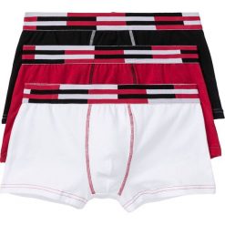 Bokserki "hipster" (3 pary) bonprix czarno-ciemnoczerwono-biały. Bokserki męskie bonprix. Za 38,97 zł.