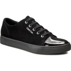 Półbuty męskie: Półbuty CALVIN KLEIN BLACK LABEL – Napoleon Suede Patent O10997 Black