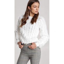 Biała Bluza Pallela. Białe bluzy damskie Renee, s, bez wzorów, bez rękawów, bez kaptura. Za 149,99 zł.