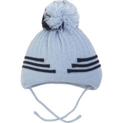 TXM czapka niemowlęca 44 NIEBIESKI. Niebieskie czapeczki niemowlęce TXM, bez wzorów. Za 14,99 zł.