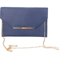 Puzderka: Kopertówka „Cansel” w kolorze niebieskim – 34 x 22 x 1 cm