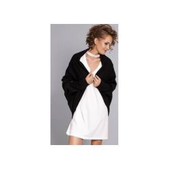Narzutka Street Style Girl - czarna. Czarne bluzy damskie marki Madnezz, s, z aplikacjami, z elastanu. Za 159,00 zł.