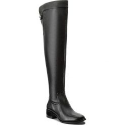 Muszkieterki MICHAEL MICHAEL KORS - Finn Otk Boot 40F7FNMB7L Black. Czarne buty zimowe damskie marki MICHAEL Michael Kors, z gumy, przed kolano, na wysokim obcasie. W wyprzedaży za 759,00 zł.