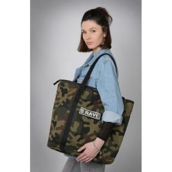 Shopper bag damskie: Torba Zip Shopper camo