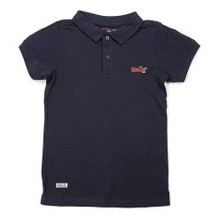 T-shirty chłopięce z krótkim rękawem: Koszulka polo w kolorze granatowym