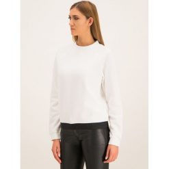 Bluza Emporio Armani 6G2M6I 2JQWZ 0101. Białe bluzy damskie Emporio Armani, m, bez wzorów, z bawełny, bez rękawów, bez kaptura. W wyprzedaży za 379,00 zł.
