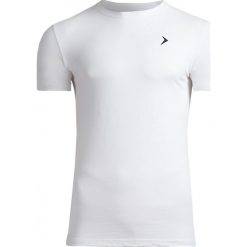T-shirt męski TSM601 - biały - Outhorn. Białe koszulki męskie marki Outhorn, na lato, xl, bez wzorów, z bawełny, bez kołnierzyka. W wyprzedaży za 29,99 zł.