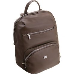 Plecak damski brązowy David Jones CM3607 - brązowy. Pomarańczowe plecaki damskie David Jones, bez wzorów, ze skóry ekologicznej. Za 79,99 zł.