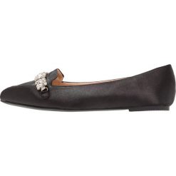 Półbuty damskie: Lost Ink FAIZ JEWEL TRIM POINTED LOAFER Półbuty wsuwane black