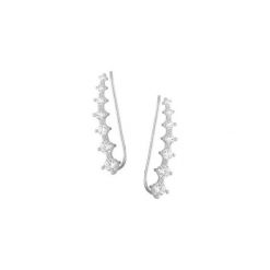Kolczyki Emilie Crystal Silver. Szare kolczyki damskie Alicja&maria jewellery. Za 99,00 zł.