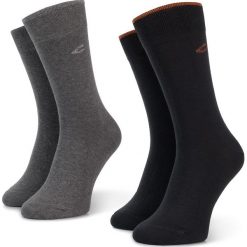 Zestaw 2 par wysokich skarpet unisex CAMEL ACTIVE - 6438 Anthracite 620. Szare skarpetki damskie Camel Active, bez wzorów, z elastanu. Za 35,00 zł.