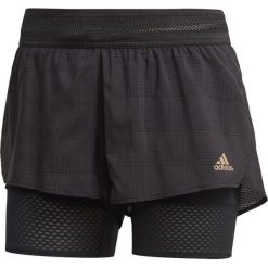 Adidas szorty damskie HEAT.RDY XL czarne. Czarne spodenki sportowe damskie Adidas, na lato, s, bez wzorów, z materiału, sportowe, do biegania. Za 213,00 zł.