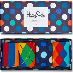 Skarpetki męskie: Happy Socks – Skarpety Mix (4-pack)