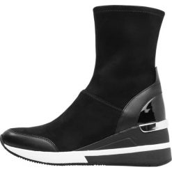 Botki damskie lity: MICHAEL Michael Kors ACE STRETCH LOW Botki na koturnie black