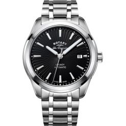 RABAT ZEGAREK ROTARY Legacy Automatic GB90165/04. Czarne, analogowe zegarki męskie marki ROTARY, ze stali. W wyprzedaży za 2370,00 zł.