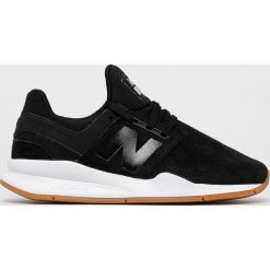 New Balance - Buty WS247CI. Czarne buty sportowe damskie New Balance, bez wzorów, ze skóry, sportowe. W wyprzedaży za 329,90 zł.