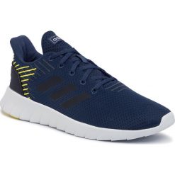 Buty adidas - Asweerun EG3173 Tecind/Legink/Shoyel. Niebieskie buty sportowe męskie Adidas, z tworzywa sztucznego, bez zapięcia, do biegania. Za 229,00 zł.