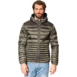 Kurtka puchowa w kolorze khaki. Brązowe płaszcze męskie CMP Men, m, bez wzorów, z puchu, bez kaptura. W wyprzedaży za 279,95 zł.