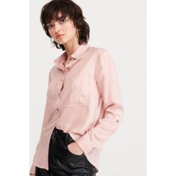 Koszula z Tencelu™ - Różowy. Różowe koszule damskie Reserved, bez wzorów, bez kołnierzyka, bez rękawów. W wyprzedaży za 29,99 zł.