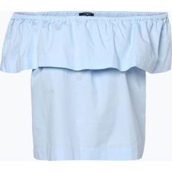 Aygill's - Bluzka damska, niebieski. Niebieskie bluzki damskie Aygill's, s, z aplikacjami, z bawełny, bez kołnierzyka, bez rękawów. Za 119,95 zł.