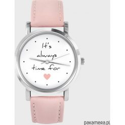 Zegarek - It is always time... - pudrowy róż. Różowe zegarki damskie marki Pakamera. Za 139,00 zł.