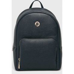 Tommy Hilfiger - Plecak. Czarne plecaki damskie TOMMY HILFIGER, z materiału. Za 699,90 zł.