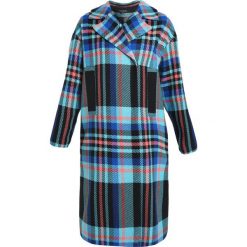 Płaszcze damskie: Topshop BRIGHT CHECK LONGLINE Płaszcz wełniany /Płaszcz klasyczny multicoloured