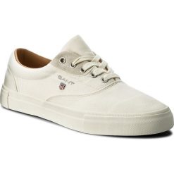 Tenisówki GANT - Hero 16638414 Off White G20. Białe trampki męskie marki GANT, ze skóry. W wyprzedaży za 199,00 zł.